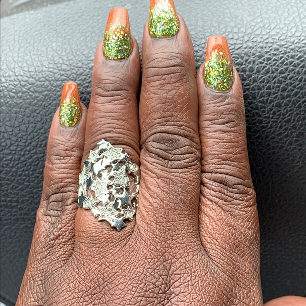 Star Tacular White Ring